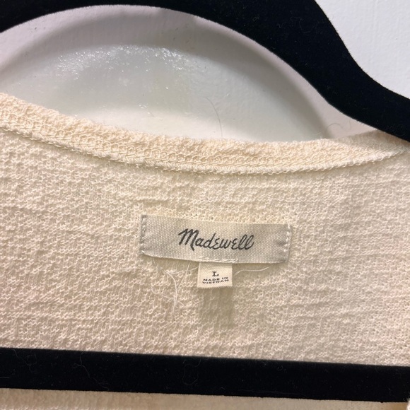 Madewell  Wrap-Tie Top Sz L - Picture 8 of 13